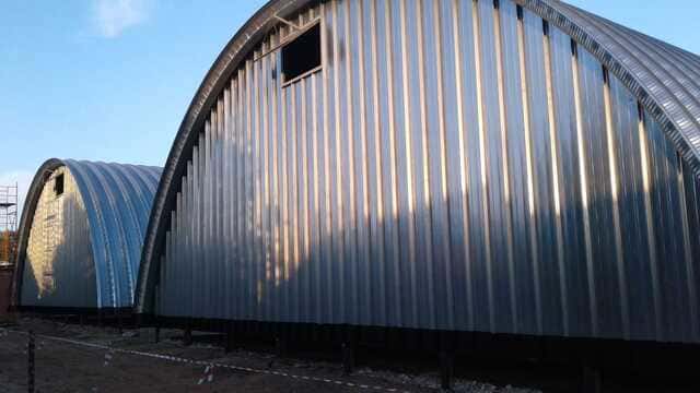 Строительство бескаркасных арочных ангаров в Краснодаре